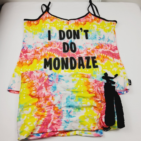 dELiA*s Other - Delia's Womens 2PC Spaghetti Strap Lounge Set Multicolored SZ 1X